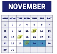 District School Academic Calendar for Langlade Elementary for November 2026