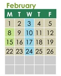 District School Academic Calendar for Horizon Elementary for February 2027