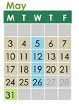 District School Academic Calendar for Horizon Elementary for May 2027