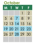 District School Academic Calendar for Horizon Elementary for October 2026