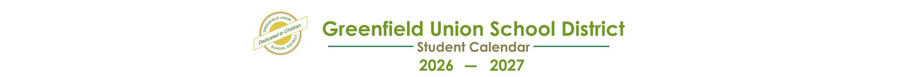 District School Academic Calendar for Horizon Elementary