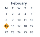 District School Academic Calendar for Colfax Elementary for February 2027