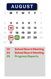 District School Academic Calendar for Woolmarket Elementary School for August 2026