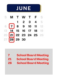 District School Academic Calendar for Woolmarket Elementary School for June 2027