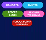 District School Academic Calendar Legend for Harden Elementary School