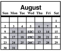 District School Academic Calendar for Lime Street Elementary for August 2026
