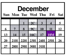 District School Academic Calendar for Lime Street Elementary for December 2026