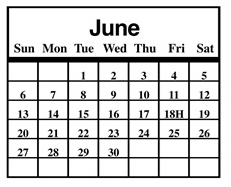 District School Academic Calendar for Lime Street Elementary for June 2027