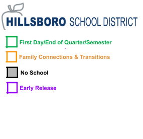 District School Academic Calendar Legend for Reedville Elementary School