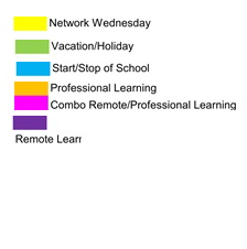 District School Academic Calendar Legend for Stone Elementary