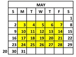 District School Academic Calendar for Community Intensive Treatment Youth for May 2027