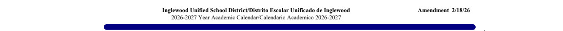 District School Academic Calendar for Hillcrest High (CONT.)