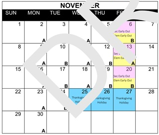 District School Academic Calendar for Cedar City Middle for November 2026