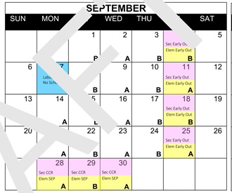 District School Academic Calendar for Cedar City Middle for September 2026