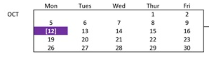 District School Academic Calendar for Anthony (susan B.) Elementary for October 2026
