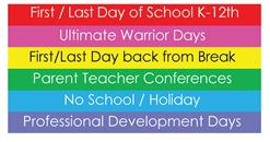 District School Academic Calendar Legend for Jemez Valley Elem