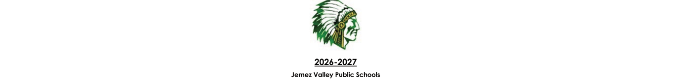 District School Academic Calendar for Jemez Valley Elem