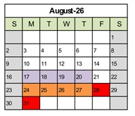 District School Academic Calendar for Lance Middle for August 2026