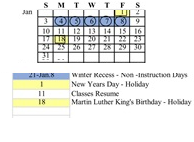 District School Academic Calendar for Mountain View (ALTER.) for January 2027