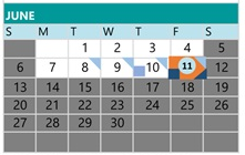 District School Academic Calendar for Lower Lake High for June 2027