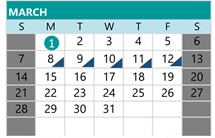 District School Academic Calendar for Lower Lake High for March 2027