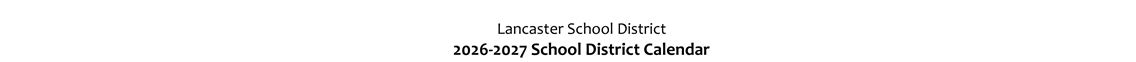 District School Academic Calendar for Endeavour Middle