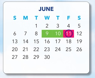 District School Academic Calendar for Lyons School for June 2027