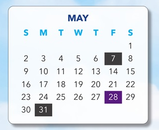 District School Academic Calendar for Lyons School for May 2027