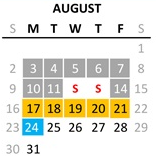 District School Academic Calendar for Anderson Elementary for August 2026