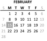 District School Academic Calendar for Anderson Elementary for February 2027
