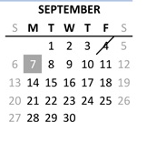 District School Academic Calendar for Anderson Elementary for September 2026