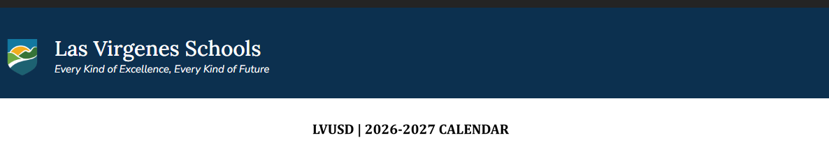 District School Academic Calendar Key for Calabasas High
