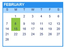 District School Academic Calendar for Green (william) Elementary for February 2027