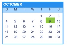 District School Academic Calendar for Green (william) Elementary for October 2026