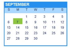 District School Academic Calendar for Green (william) Elementary for September 2026