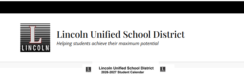 District School Academic Calendar for Lincoln High