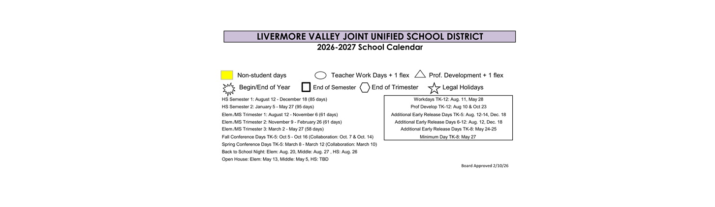District School Academic Calendar Key for Granada High