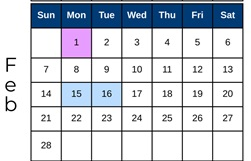 District School Academic Calendar for Hayes Elementary School for February 2027