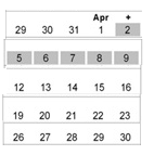District School Academic Calendar for Avalon (k-12) for April 2027