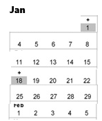 District School Academic Calendar for Avalon (k-12) for January 2027