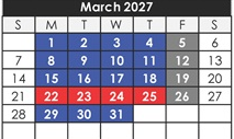District School Academic Calendar for Lea Elementary for March 2027