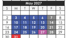 District School Academic Calendar for Lea Elementary for May 2027