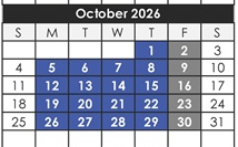 District School Academic Calendar for Lea Elementary for October 2026