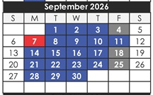 District School Academic Calendar for Lea Elementary for September 2026