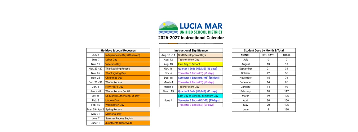District School Academic Calendar Key for Lange (dorothea) Elementary