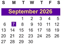 District School Academic Calendar for Coston Elementary School for September 2026