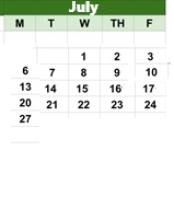 District School Academic Calendar for Edna Libby Elementary School for July 2026