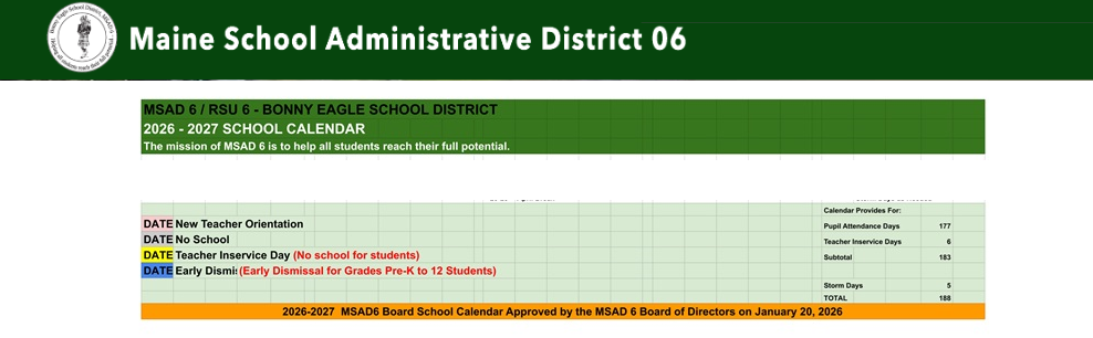 District School Academic Calendar Key for Edna Libby Elementary School