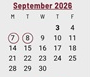 District School Academic Calendar for Manchester Developmental Pre-school for September 2026