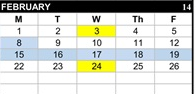 District School Academic Calendar for Marysville High for February 2027